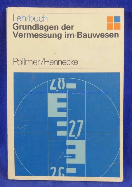 Pollmer/Hennecke: Grundlagen Verm. - geodät. Instrumente - Saml. Lausen - 1089