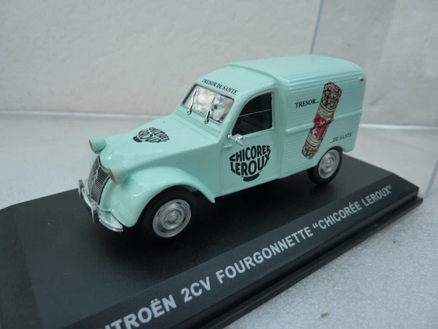 Ixo ? Pour Presse Citroen 2 Cv Fourgonnette Chicoree Leroux Neuf En Boite