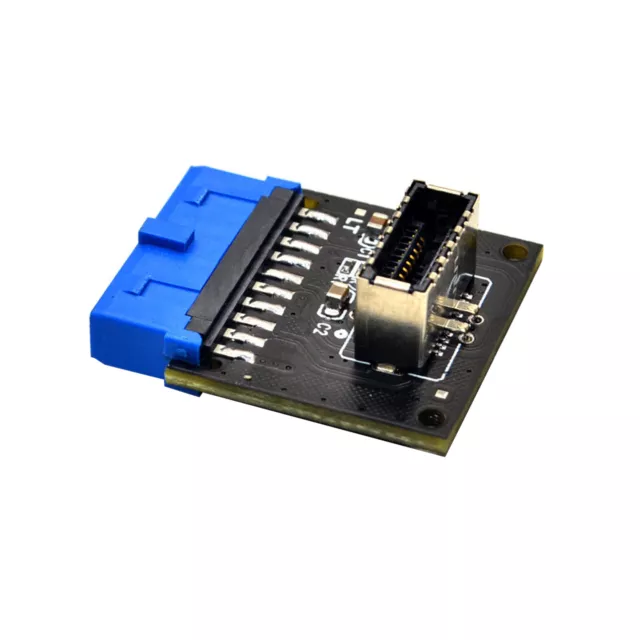 USB3.0 Front 19PIN to USB 3.1 A-KEY Type-E 20PIN Motherboard Header Adapter