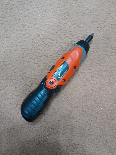 BLACK Decker Cordless Screwdriver KC9036 3.6V Working Order No