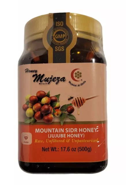 Authentic Mountain Sidr Honey -عسل سدر جبلي أصلي-natural pure Honey 500g/17.6 oz