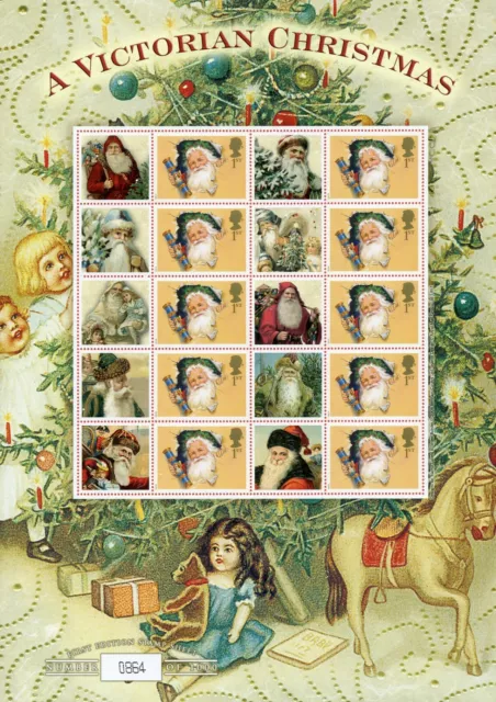 2008 - BC-182. A Victorian Christmas Smiler Sheet.