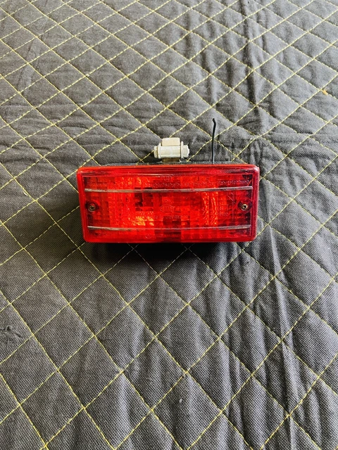 Hella vintage rear fog light red Porsche VW BMW Mercedes with bracket Hella vintage rear fog light red Porsche VW BMW Mercedes with bracket
