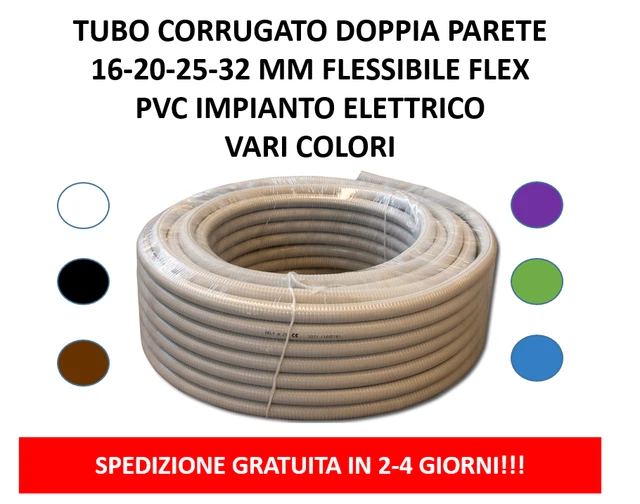 GSIG8 TUBO GUAINA FLEX GRI R7035 2311 | elettroforniture GSIG8 TUBO GUAINA FLEX GRI R7035 2311 | elettroforniture