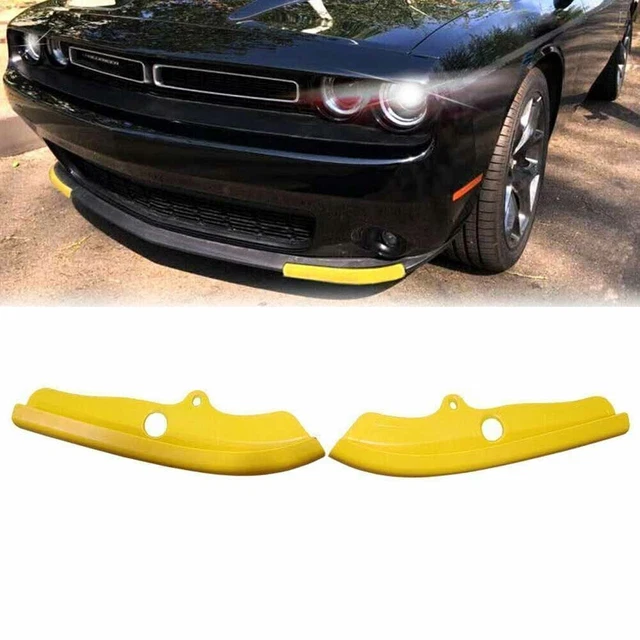 Front Bumper Lip Splitter Protector For Dodge Challenger R/T /Scat Pack 2015-20