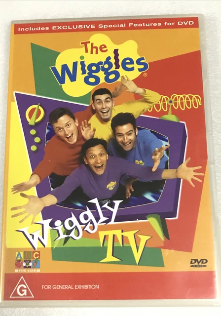 VINTAGE THE WIGGLES Wiggly TV DVD Original Cast Rare ABC 2000 Region 4 ...