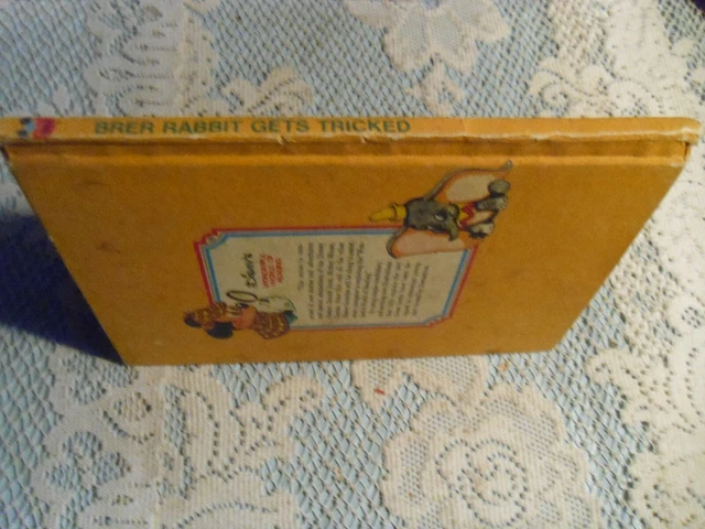 Brer Rabbit Gets Tricked from Walt Disney Producitons, HC 1981 Book Club Edition 2