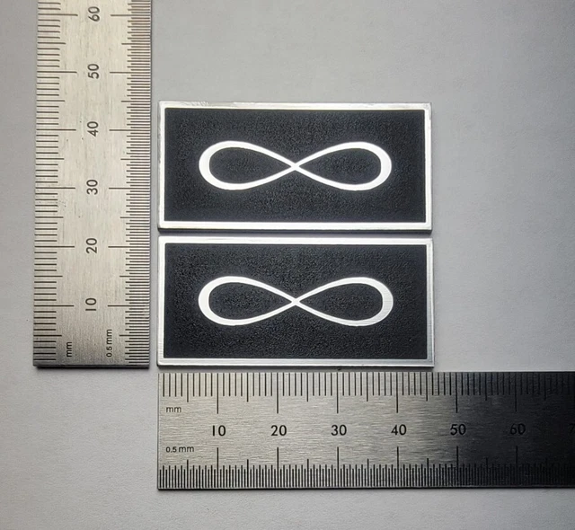 INFINITY SPEAKER BADGE Emblem Logo Name Plate Custom Made 9.95 PicClick