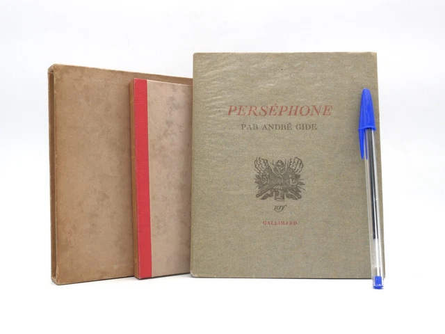 1934 (eo) André GIDE - PERSEPHONE - Rare Vergé Hollande Numéroté - NRF Gallimard