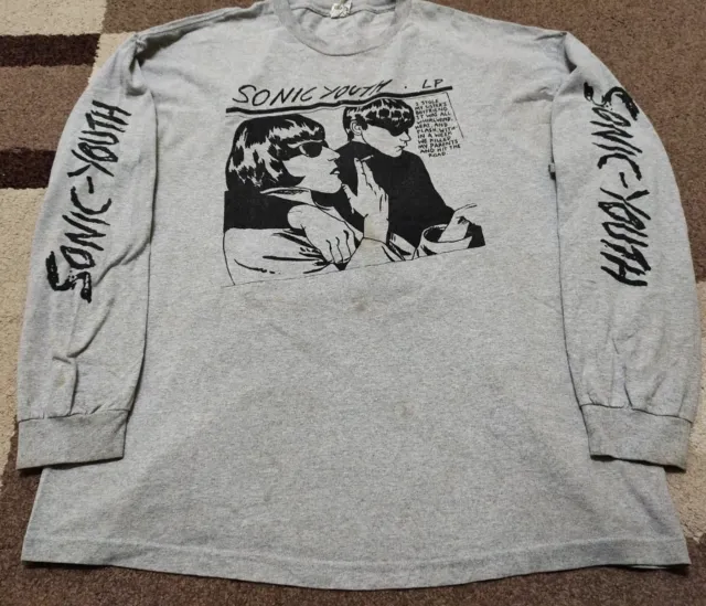 vintage sonic youth t shirt 1992 dirty tour 90s grunge goo xl rare nirvana punk