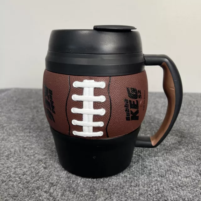 Bubba Sport 52 Oz. FOOTBALL Mug Cup BUBBA KEG Can Opener Clean Tailgate