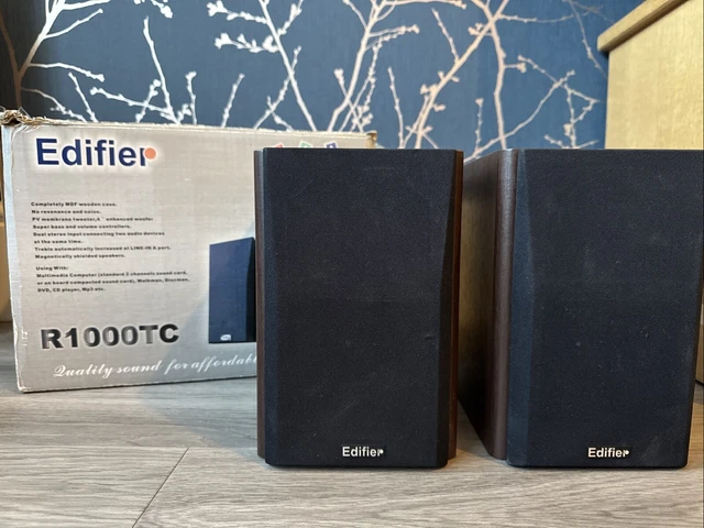 EDIFIER R1000TC POWERED Bookcase Speakers £49.99 - PicClick UK