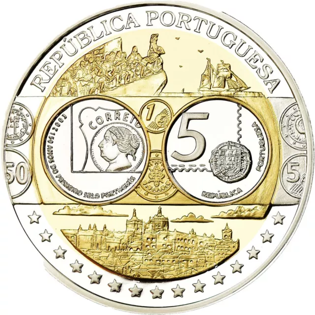 [#715174] Portugal, Médaille, Euro, Europa, FDC, Argent