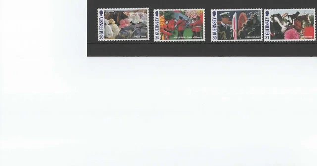 SG 781-784 GUERNSEY 1998 Europa National Festivals Stamp Set MNH - FREE POSTAGE