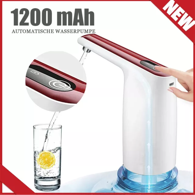 Electric Water Bottle Pump USB Rechargeable Automatic Drinking Water Dispenser