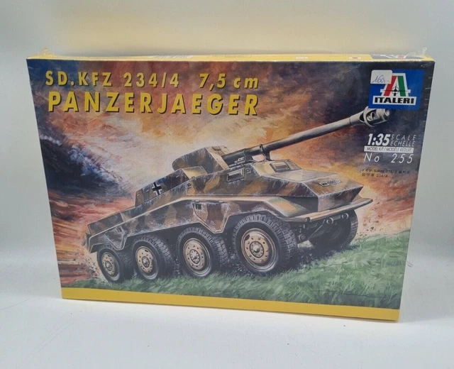 Maquette Italeri 1/35 Sd.Kfz. 234/4 PanzerJaeger 7,5cm – WWII – Réf 255