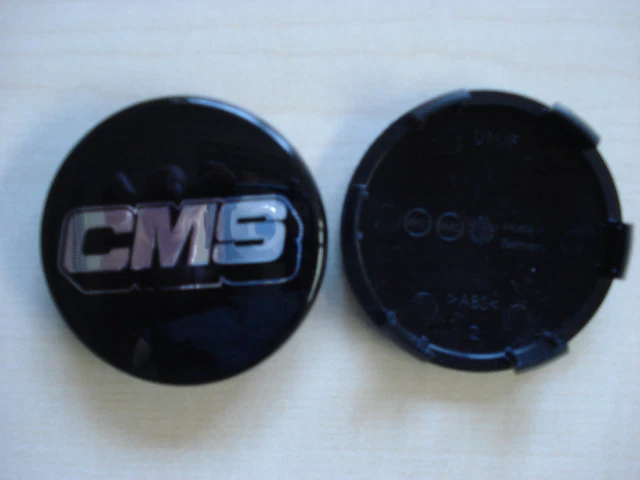 Coprimozzo Auto 60mm ABSOPRO - Set Di 4 Cappucci Nero Per Ruote - 10