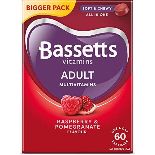 SOFT CHEWY MULTIVITAMINS 80 Raspberry Pomegranate Flavour Immune ...