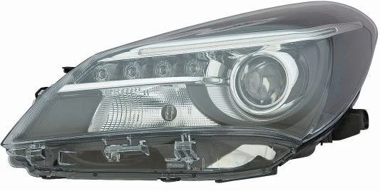 Fanale Anteriore Destro Bianco-Con Portalampada Mod King Cab 90-94