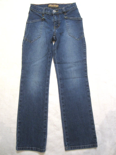 Tommy Hilfiger Jeans Girls Size 8 Medium Wash Blue Mid Rise