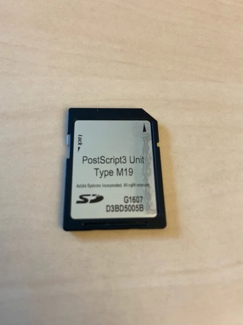 Original PostScript 3 M19 # 417505 Ricoh MP C2004,2504,3004,3504,4504,5504,6004