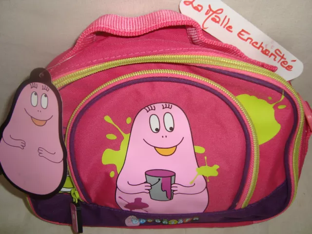 Barbapapa  Sac A Gouter Sac A Doudou Rose Neuf