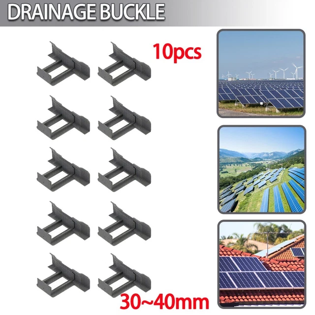 Schlammentfernungsclips Solarpanel Rahmen Wasser Abfluss Wasserumleitung Clip