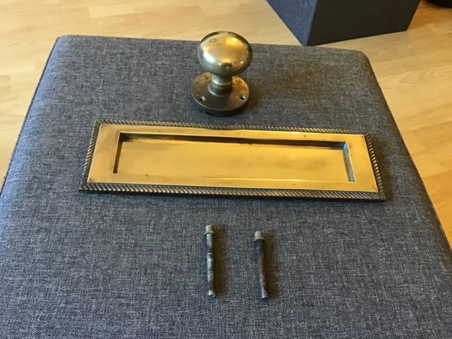 Vintage Brass Letter Box