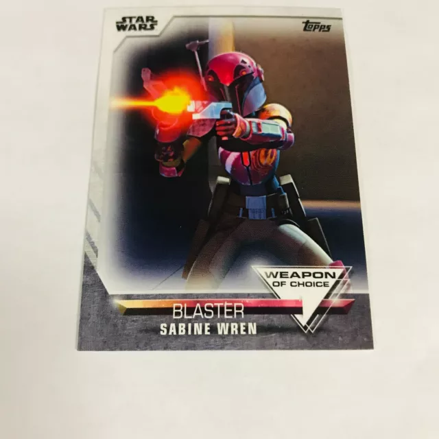 2020 Topps Women of Star Wars Weapon of Choice WC-14 Sabine Wren