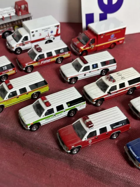 Lot Of Limited Die Cast Fire Trucks Fdny La Collectibles Code 3 Rare