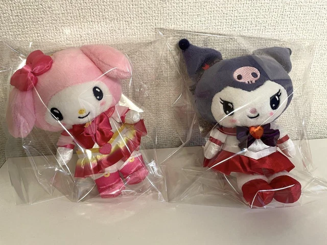 SAILOR MOON ETERNAL x Sanrio My Melody Kuromi Mascot Holder Plush Doll ...