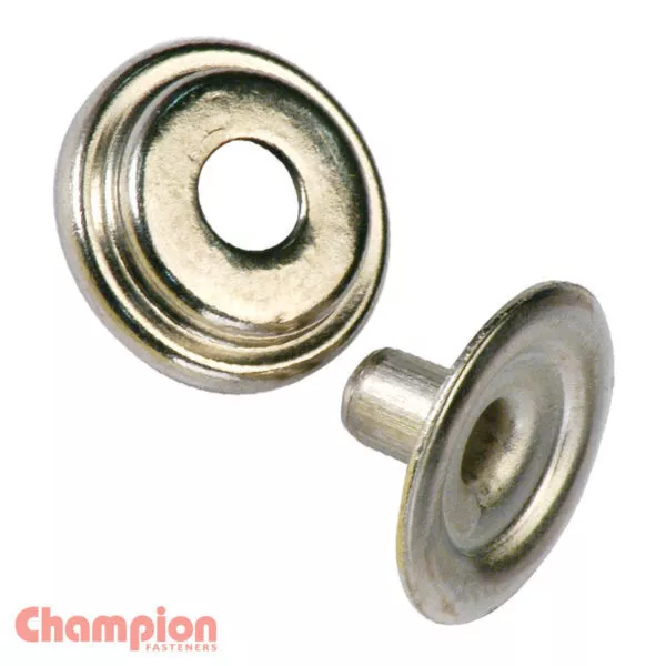 Champion CBP152 Stud Button 1/4" Spike & Male - 50/Pack