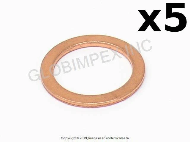 VOLVO (1976-2023) Copper Washer - 16 X 22 X 1.5 mm (5 PCS) FISCHER & PLATH