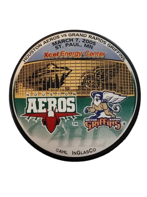 HOUSTON AEROS AUTHENTIC AHL PRO GREEN REEBOK 6100 HOCKEY JERSEY SIZE 54