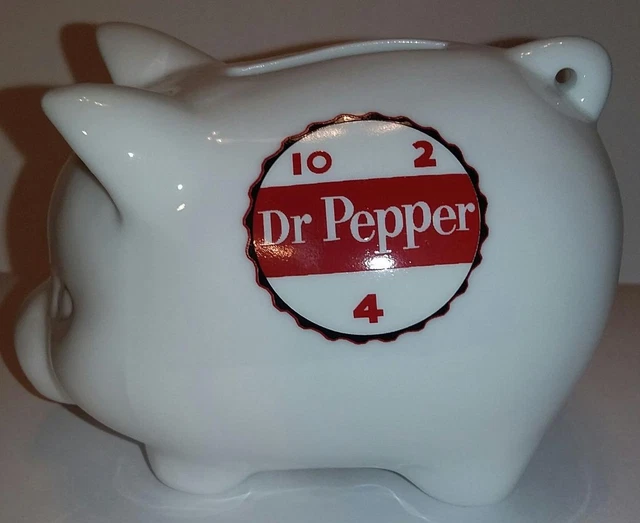 Charming Dr Pepper 10 2 4 3 3/4" Long Piggy Bank #1