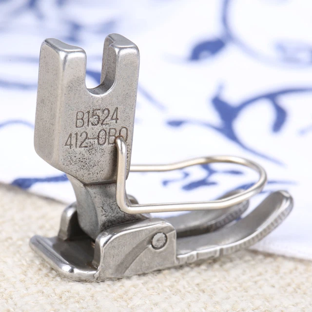 Industrial Sewing Machine Metal Presser Foot P351G 34mmx31mm with Finger Guard