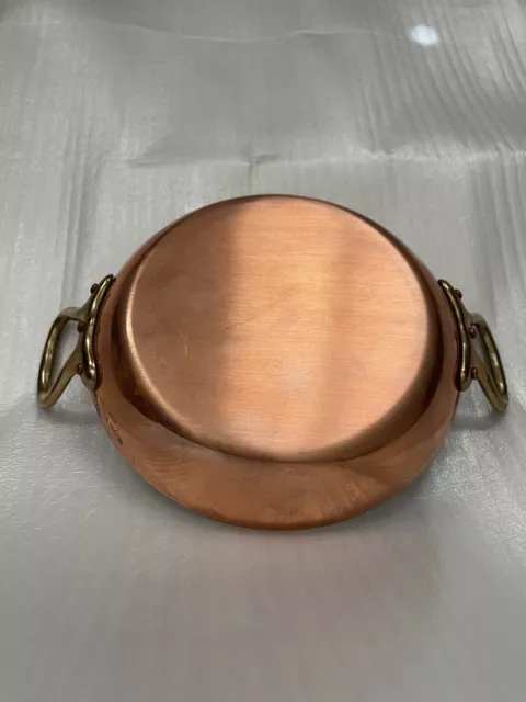 Dehillerin Mauviel 1830 Stamped 6.5” French Copper Roasting Pot Pan