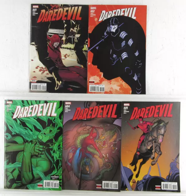 DAREDEVIL #601-605 * Marvel Comics Lot * Mayor Fisk 601 602 603 604 605 - 2018