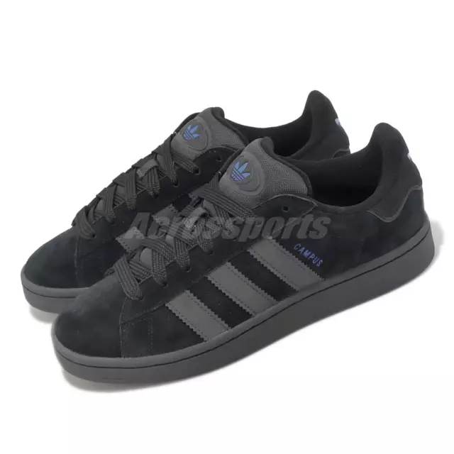 adidas Originals Campus 00s Black Carbon Lucid Blue Men Reflective Casual ID2064