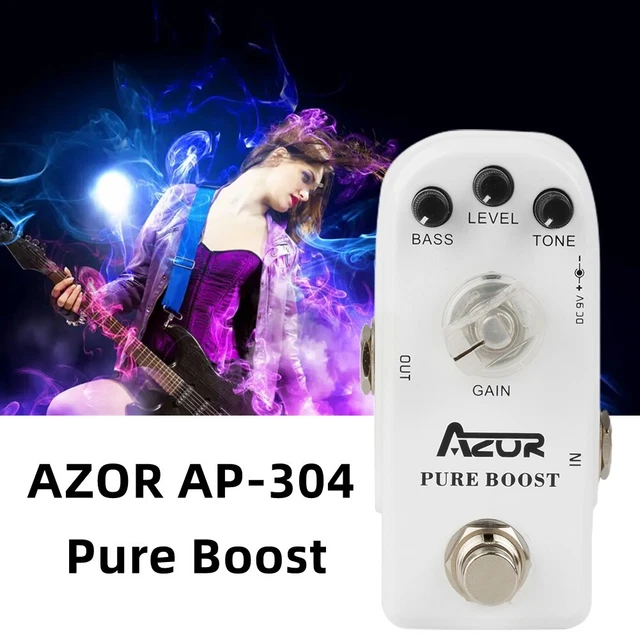 Reiner Schub Guitar Effect Pedal AZOR Aluminiumlegierung Micro Clean Boost