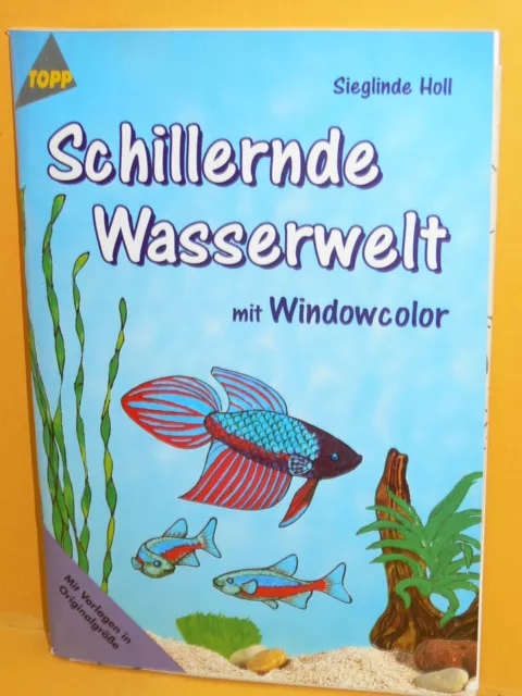 Schillernde Wasserwelt - Window-Color-Motive - Malvorlagen - unbenutzt -