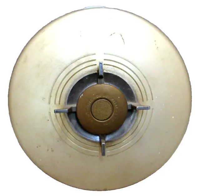 🔥 GOLD SMOKE DETECTOR Thermosonic V5-40FT Heat Fire Alarm MCM  Vintage #2