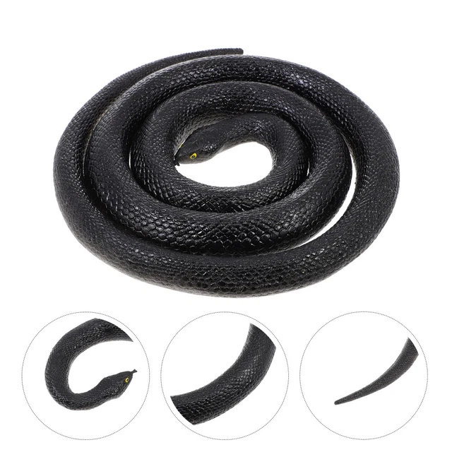 Serpent Caoutchouc Souple Simulé Faux Serpents Jouets Qui Ont L'air Réels