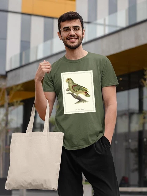 Paradise Parrot T-shirt Men's -Sydenham Edwards Designs