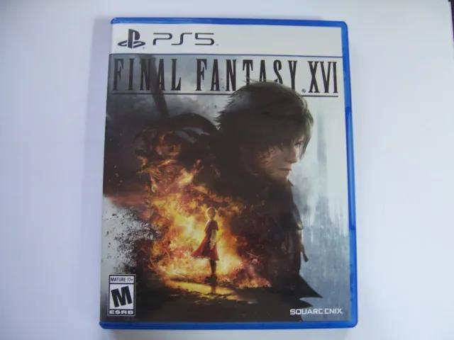 Replacement Box Case ONLY - FINAL FANTASY XVI - Sony PlayStation 5 PS5 AUTHENTIC