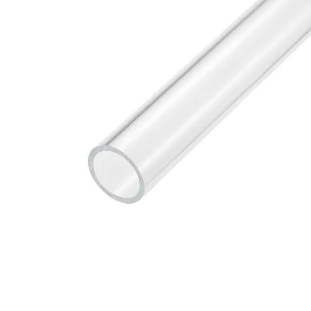 Acrylic Pipe Clear Rigid Tube 26mm ID 32mm OD 14" for Lamps and Lanterns