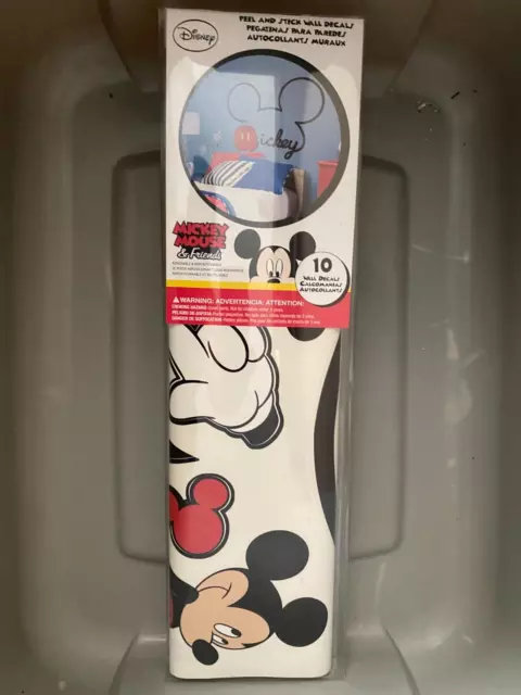 Disney Mickey Mouse Contemporary Peel & Stick Mini Mural BRAND NEW!! FREE SHIP!! 2