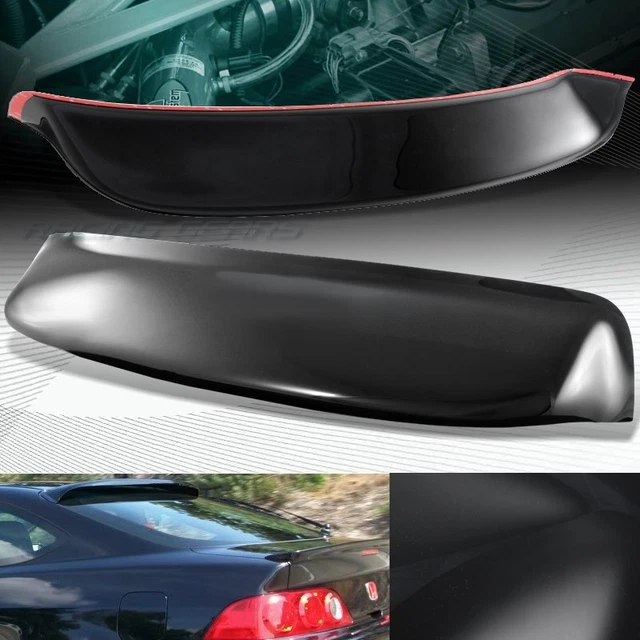 For Acura Rsx Dc5 Type-S Black Abs Plastic Rear Window Roof Visor Spoiler Wing