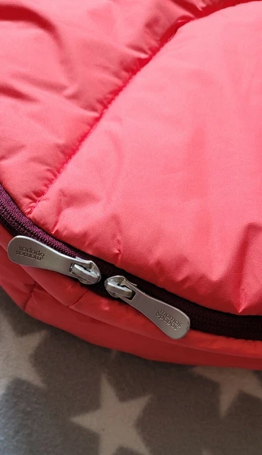 Mamas and Papas kaltes Wetter gemütliche Fußmuff in rot lila Vlies Ocarro Sola 7
