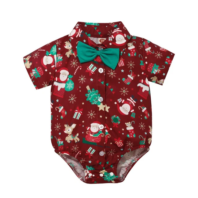 Abiti stampa cartoni animati neonato di Natale neonati bambine neonate per bambino di 1 anno 2
